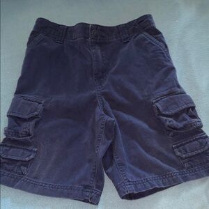 Spotted Frog boys’ size 6 dark blue cotton cargo shorts